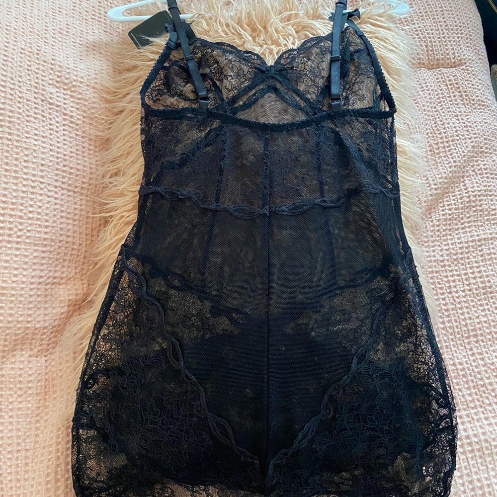 Agent Provocateur NWT black lace slip